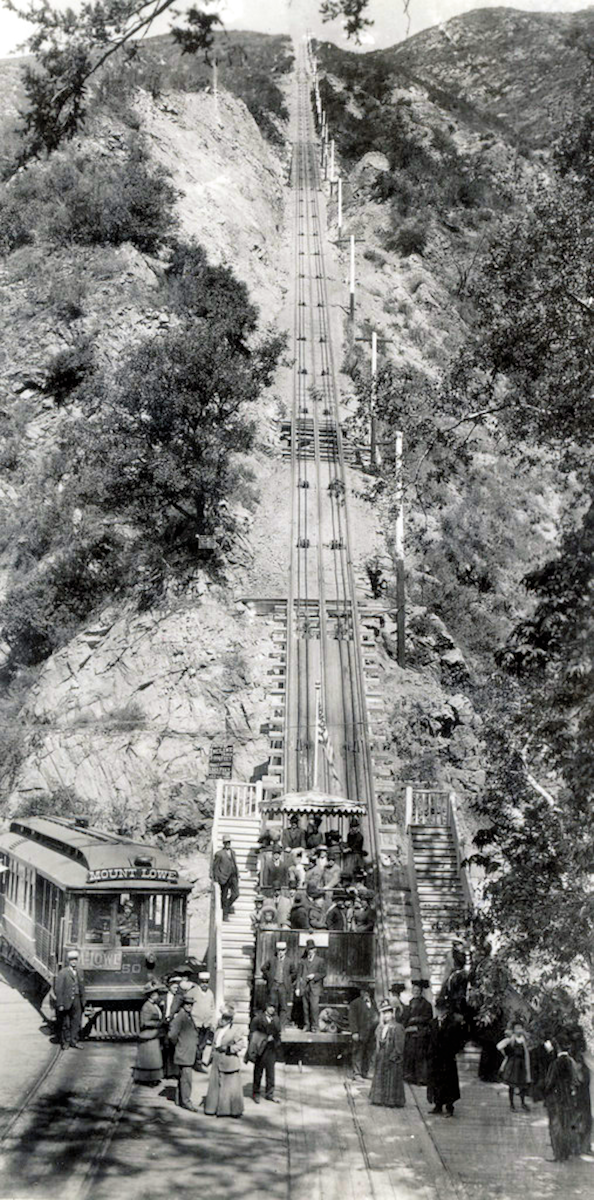 Mt. Lowe Railway Incline Rail, Mt. Echo to Rubio Canyon